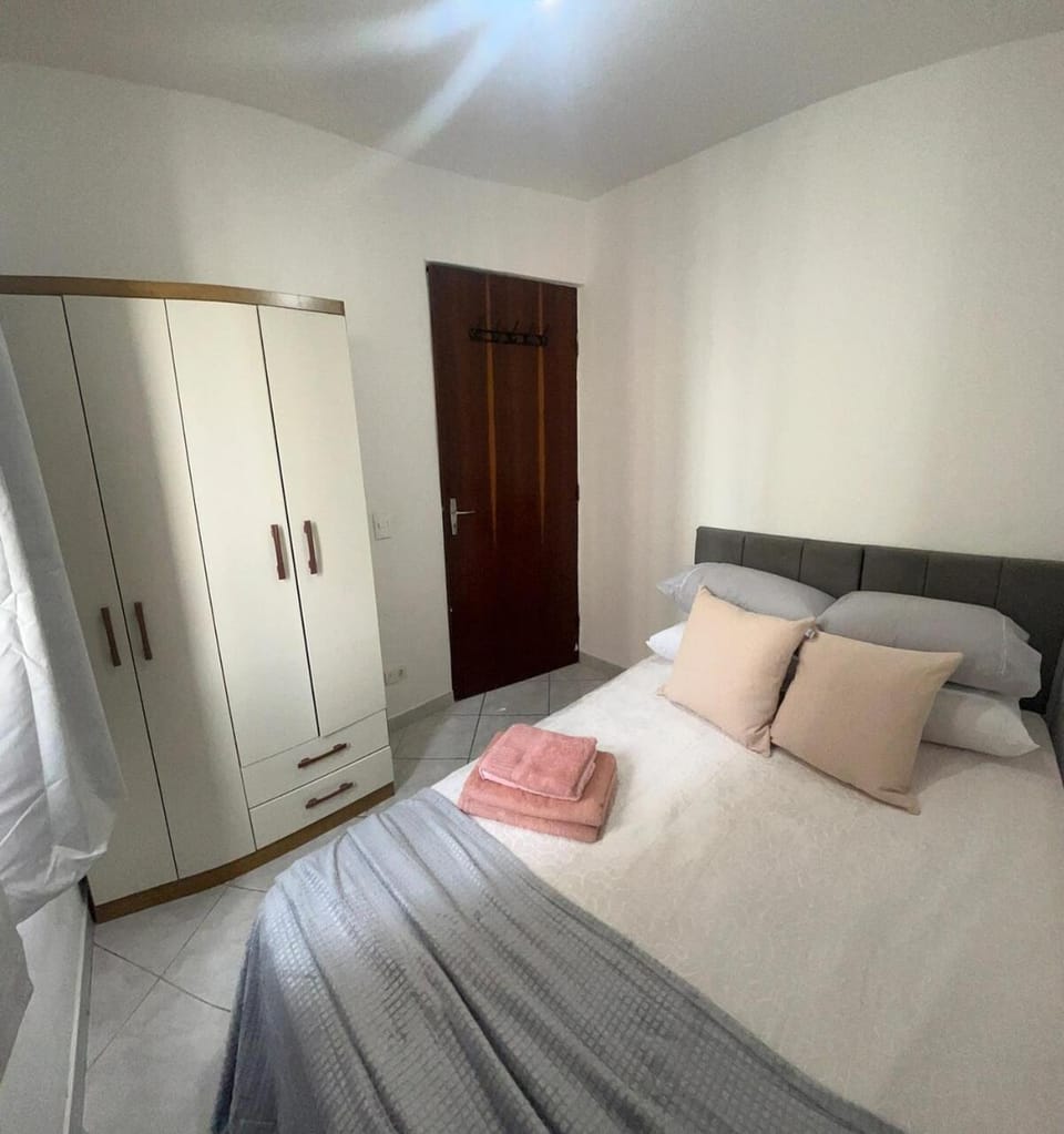 Bed, Photo of the whole room, Bedroom, towels, wardrobe