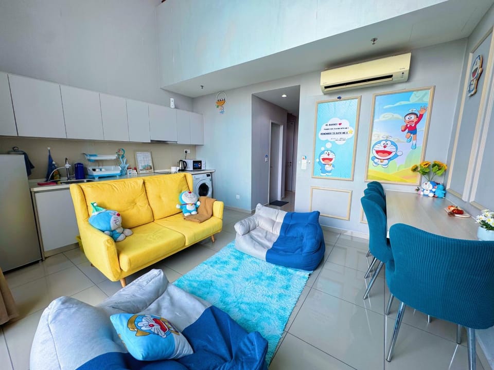 Living room, air conditioner