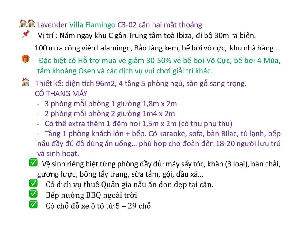 Biệt thự Lavender Flamingo Hải Tiến 5 phòng ngủ Villa in Vietnam