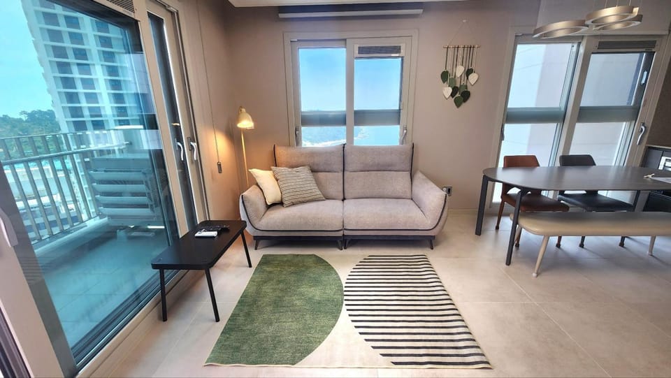 Living room, kitchen