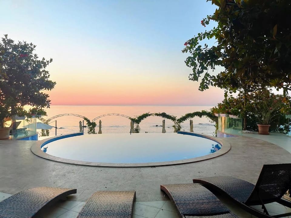 Swimming pool, Swimming pool, Sunrise