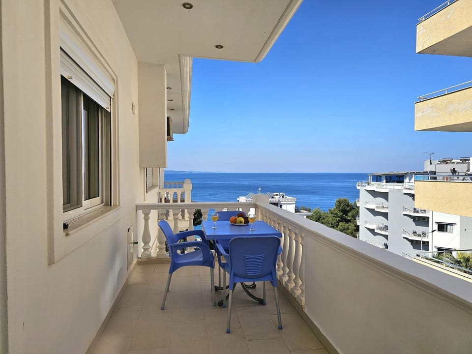 View (from property/room), Balcony/Terrace, Sea view