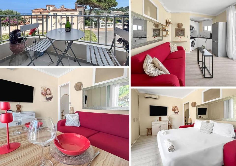 Studio Cap d Antibes Balcon vue mer Apartment in Antibes
