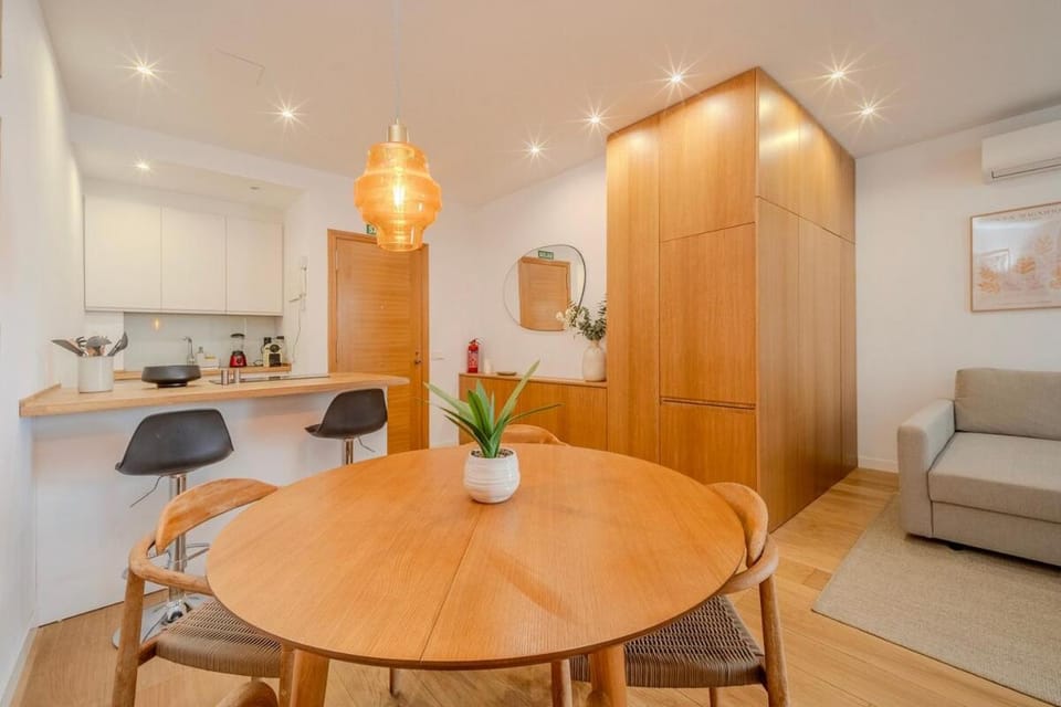 Kitchen or kitchenette, Living room, Seating area, Dining area, wardrobe
