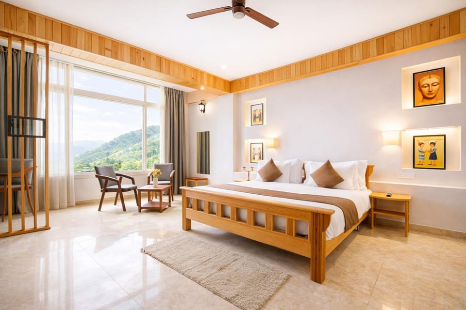 Bed, View (from property/room), Bedroom