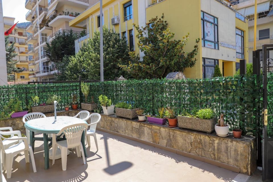 Property building, Day, Garden, View (from property/room), Balcony/Terrace, Garden view