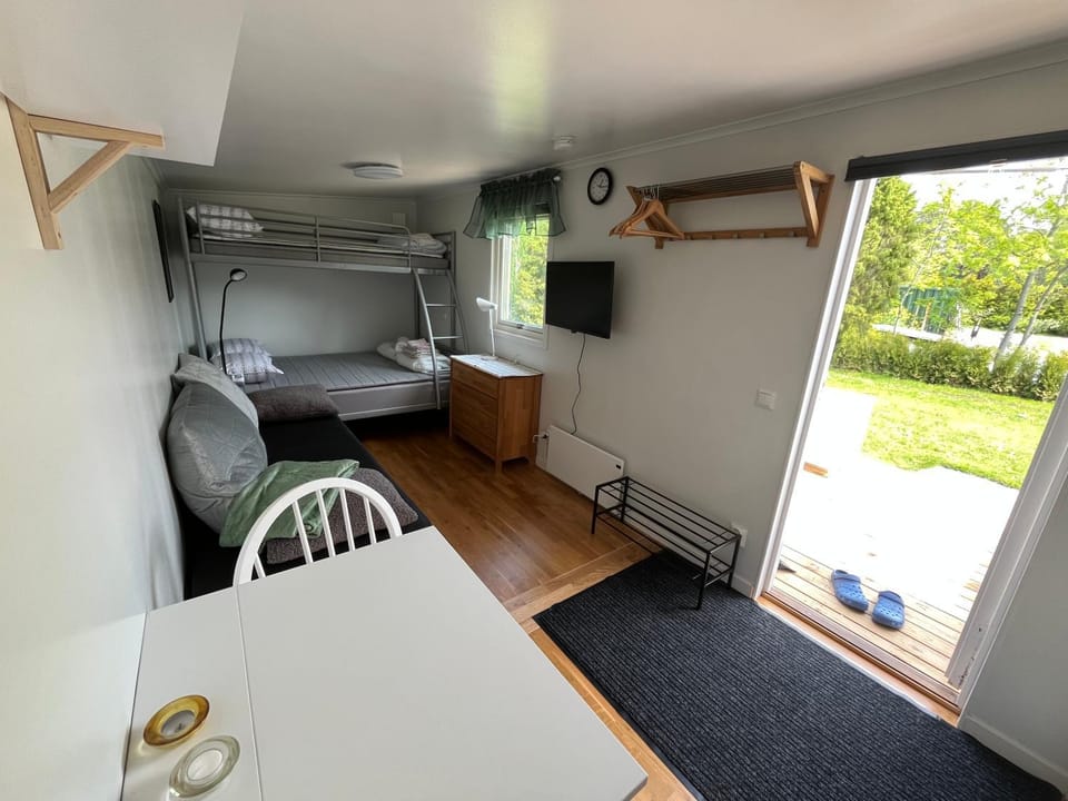 Bed, TV and multimedia, Living room, Dining area