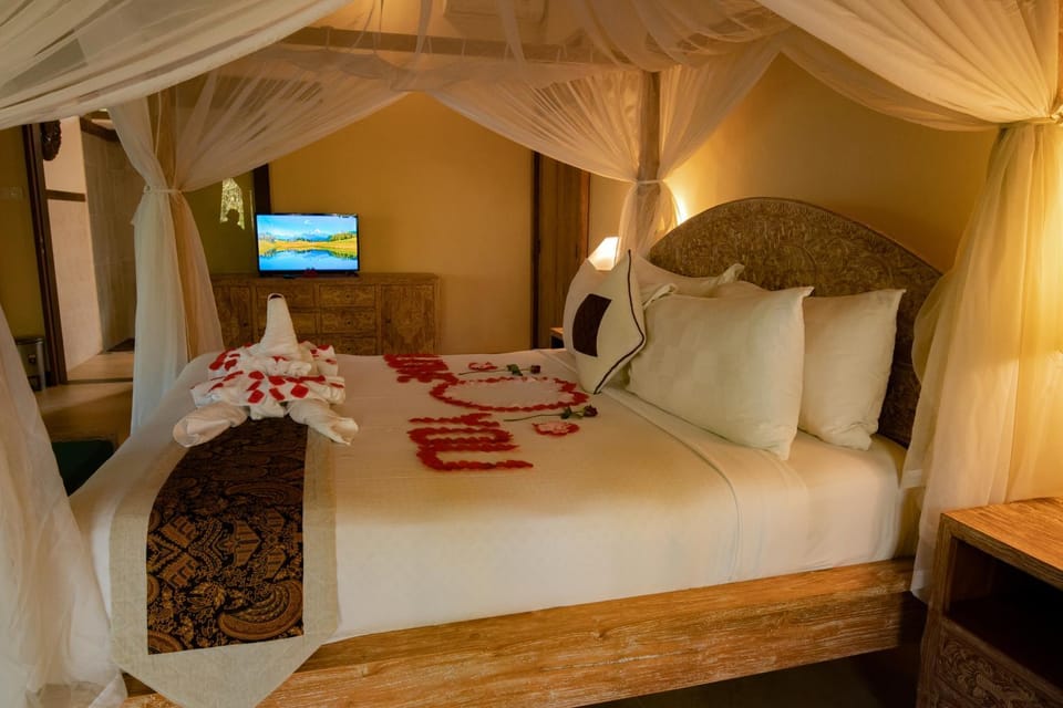 Bed, TV and multimedia, Photo of the whole room, Bedroom, towels