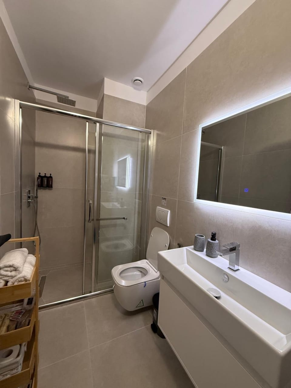 Shower, Toilet, Bathroom, Bath, bidet, towels