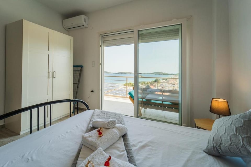 Panoramic Sea View Penthouse Villa in Nea Peramos