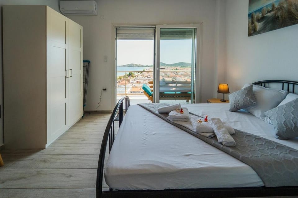 Panoramic Sea View Penthouse Villa in Nea Peramos