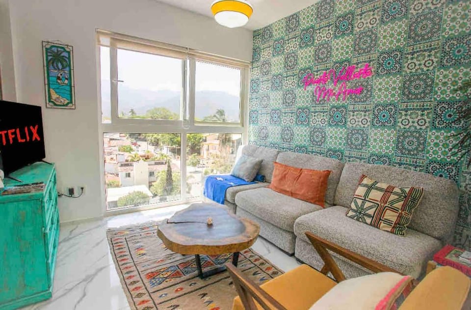Funky Condo with Pool, Mountain View, Culinary area Apartment in Puerto Vallarta