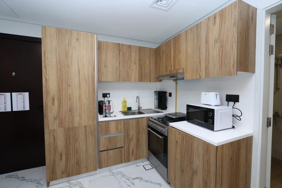 Coffee/tea facilities, Kitchen or kitchenette, microwave, toaster