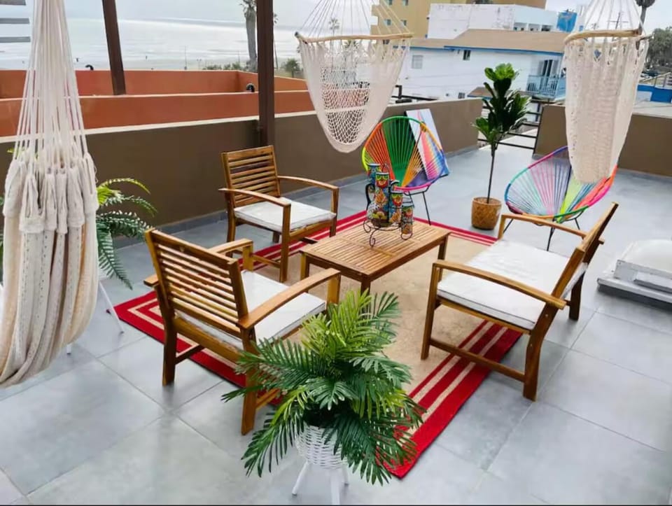 House w Ocean View and Balcony House in Rosarito