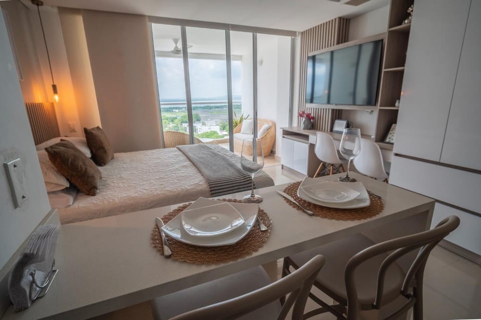 New Apto Beach Front & Close to Airport Apartment in Cartagena