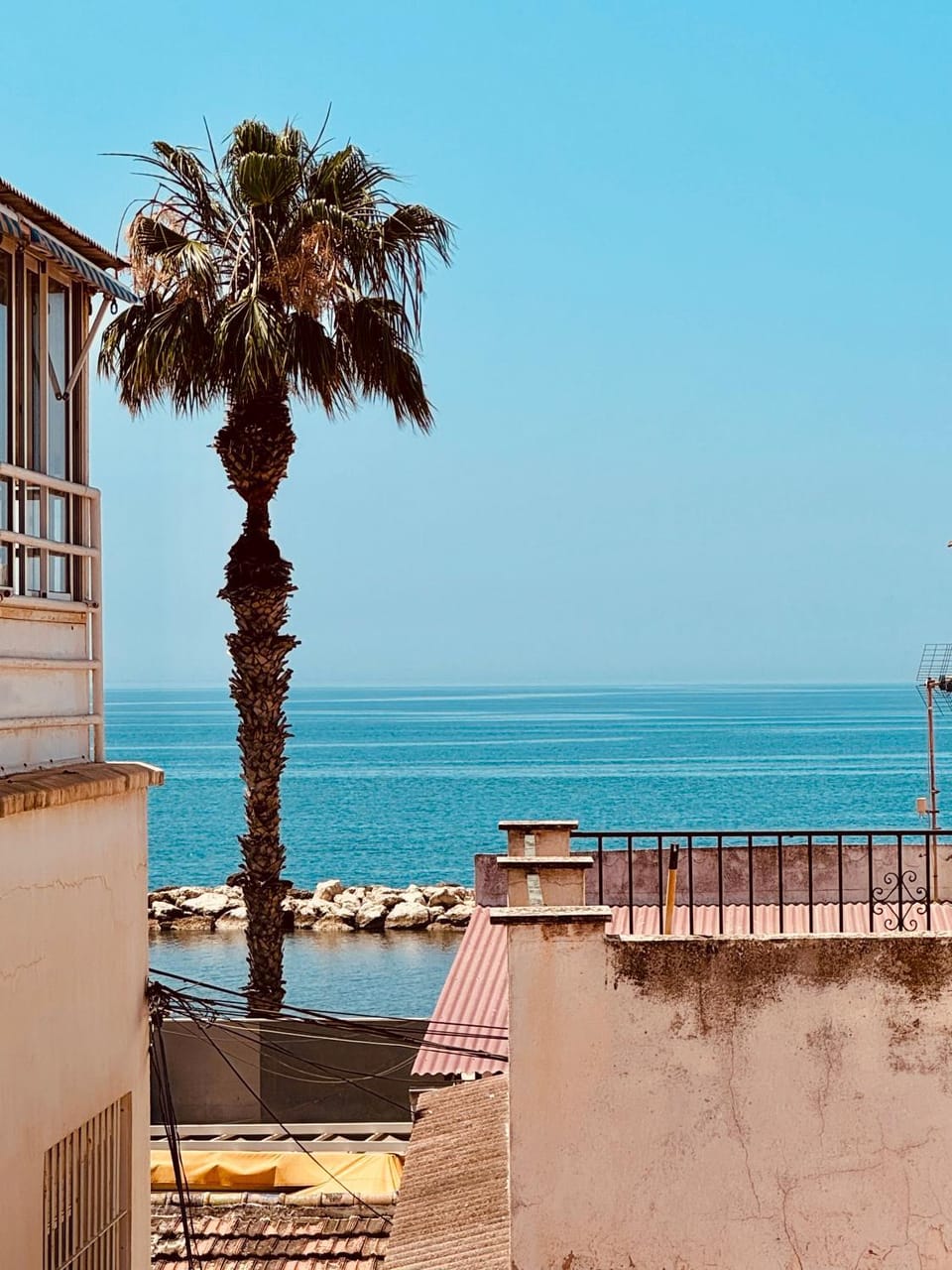 Natural landscape, Summer, View (from property/room), Balcony/Terrace, Beach, Sea view