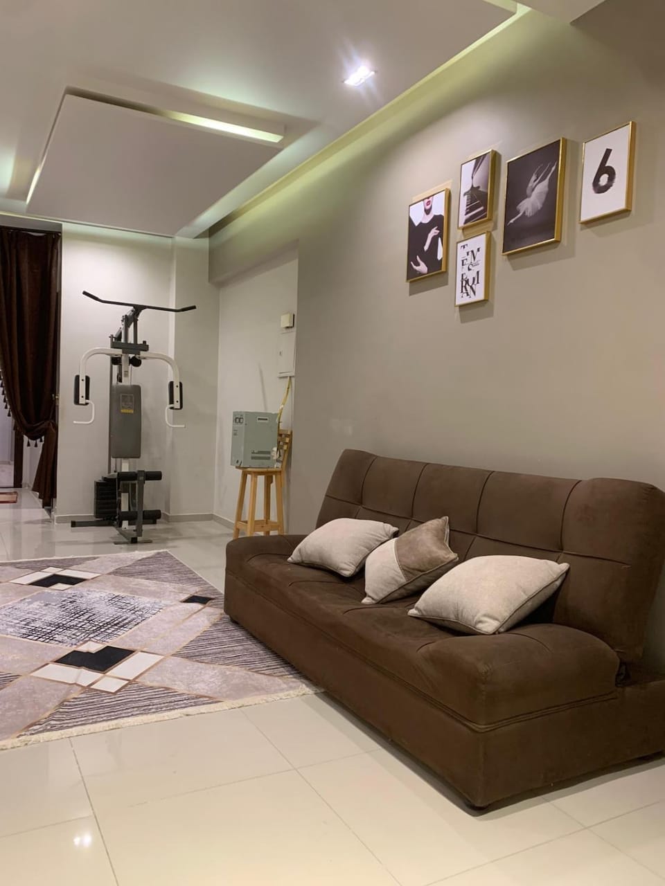 A modern serviced apartment with private garden in Sheikh Z Apartment in Egypt