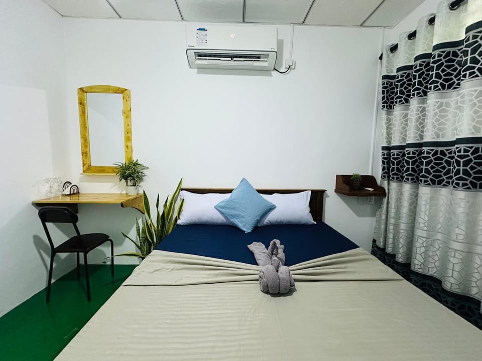 Bed, View (from property/room), Bedroom, air conditioner
