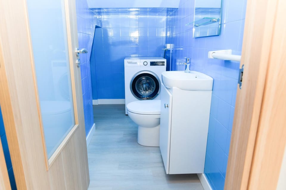 Toilet, washing machine, dryer