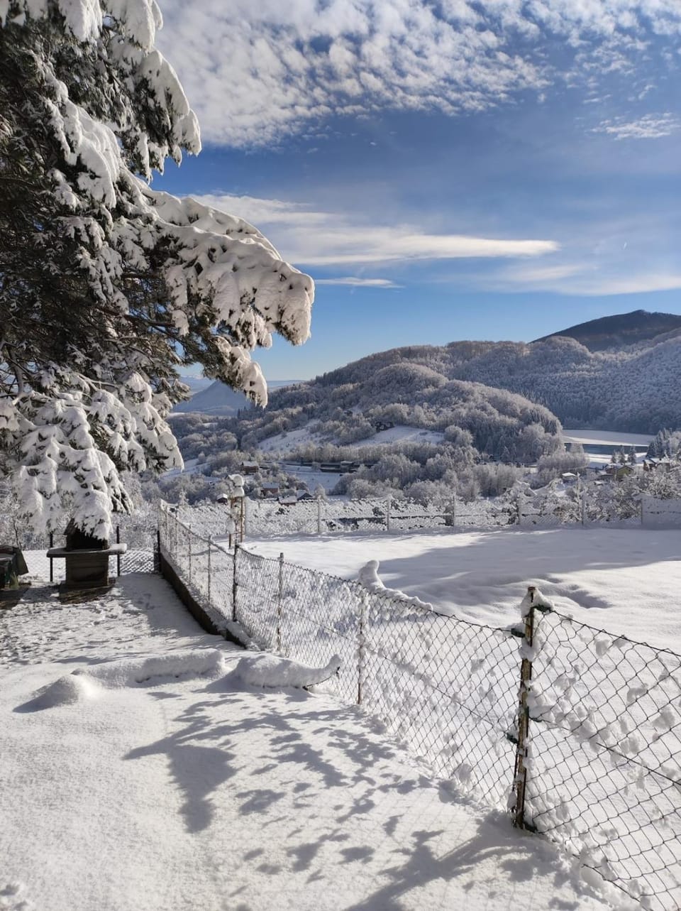 Day, Winter, Mountain view