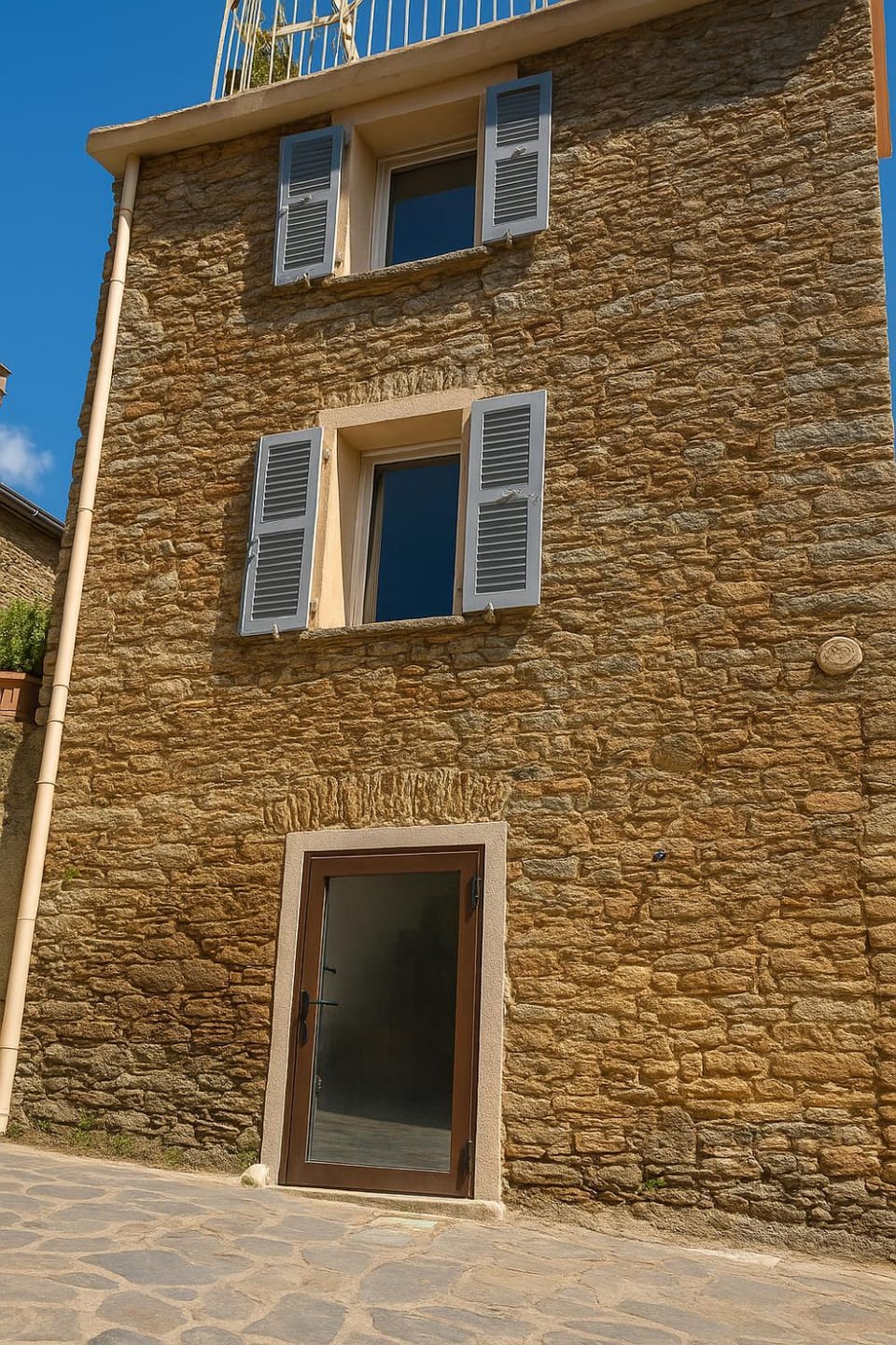 Tour de Porri avec rooftop, vue entre montagnes ciel et mer House in Corsica