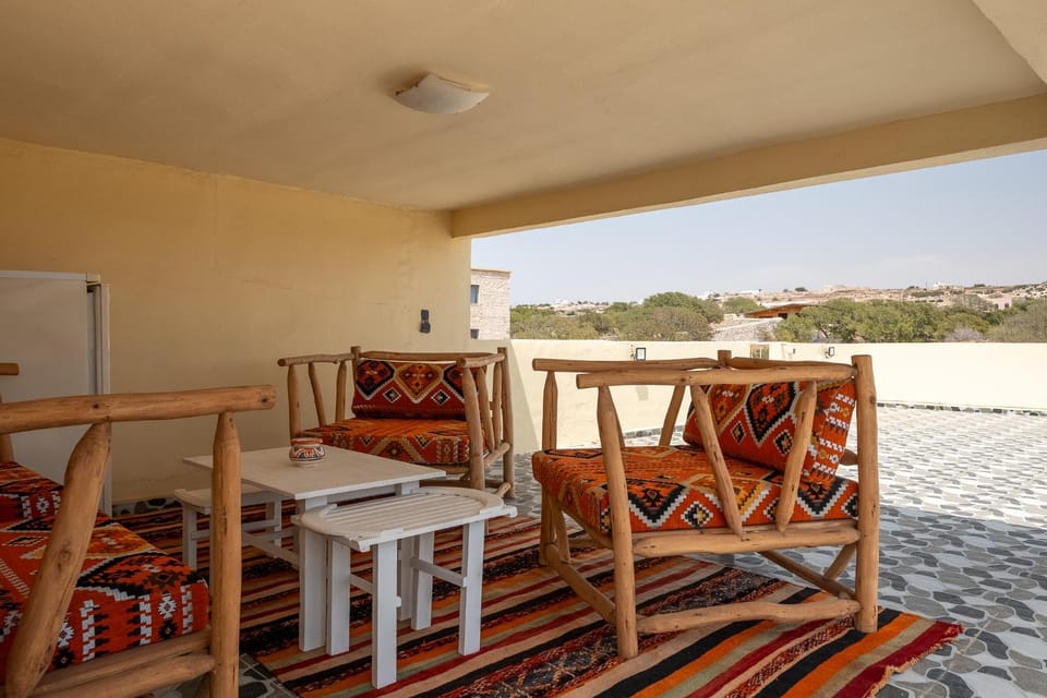 Patio, Day, View (from property/room), Balcony/Terrace, Living room, Seating area, Dining area