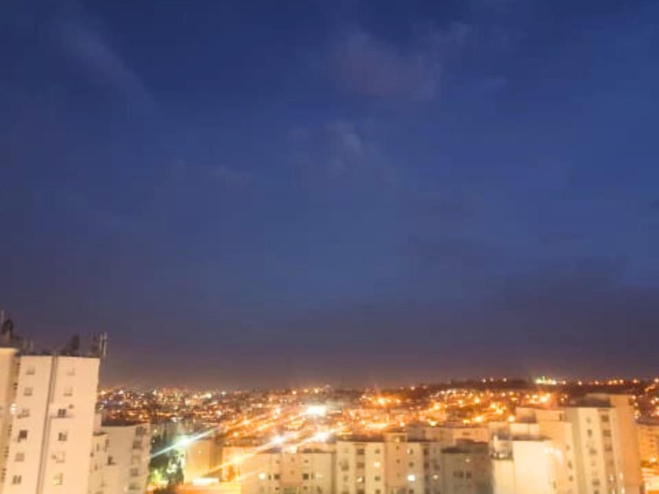 Night, Bird's eye view, City view
