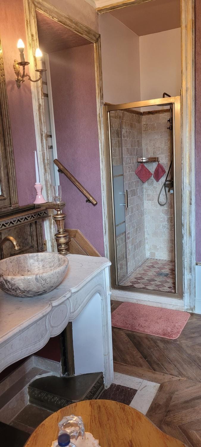 Château St Sulpice Chambre Porcelaine Bed and Breakfast in Jura