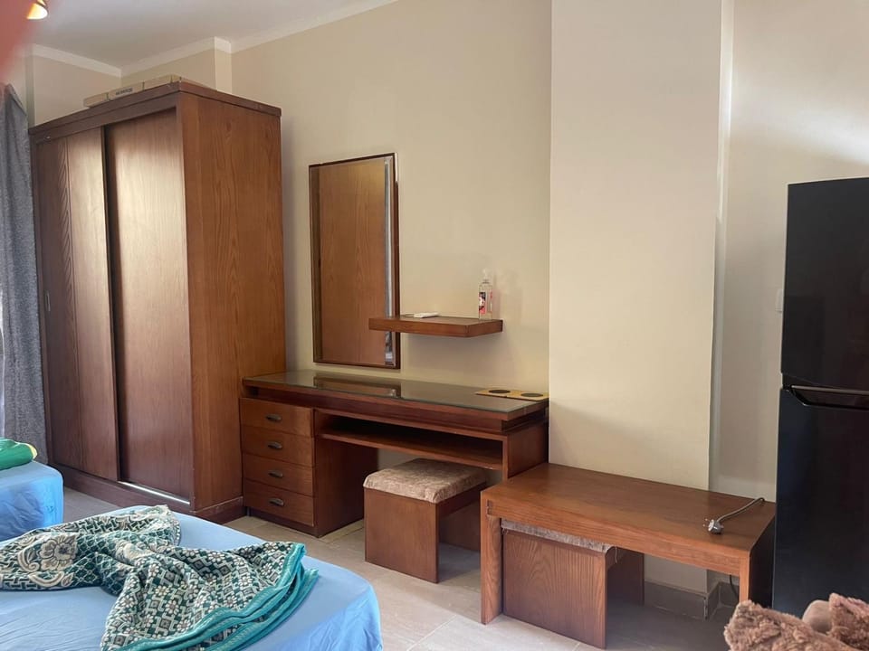 Photo of the whole room, wardrobe