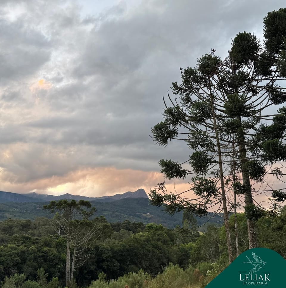 Nearby landmark, Natural landscape, Mountain view, Sunset