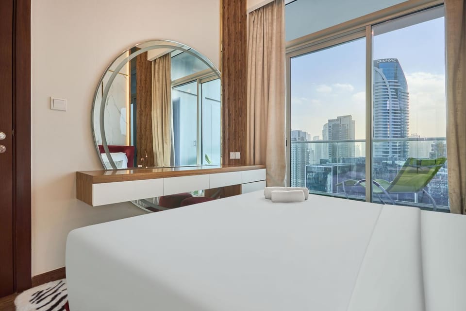 Bed, Photo of the whole room, Bedroom, hair dresser