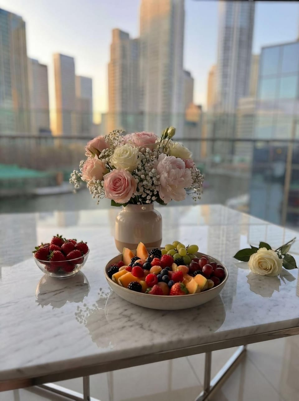 Food, City view