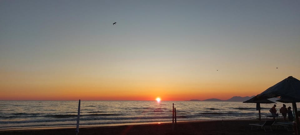 Natural landscape, Sea view, Sunset