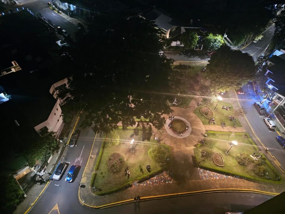 Night, Natural landscape, Bird's eye view, Street view, Location