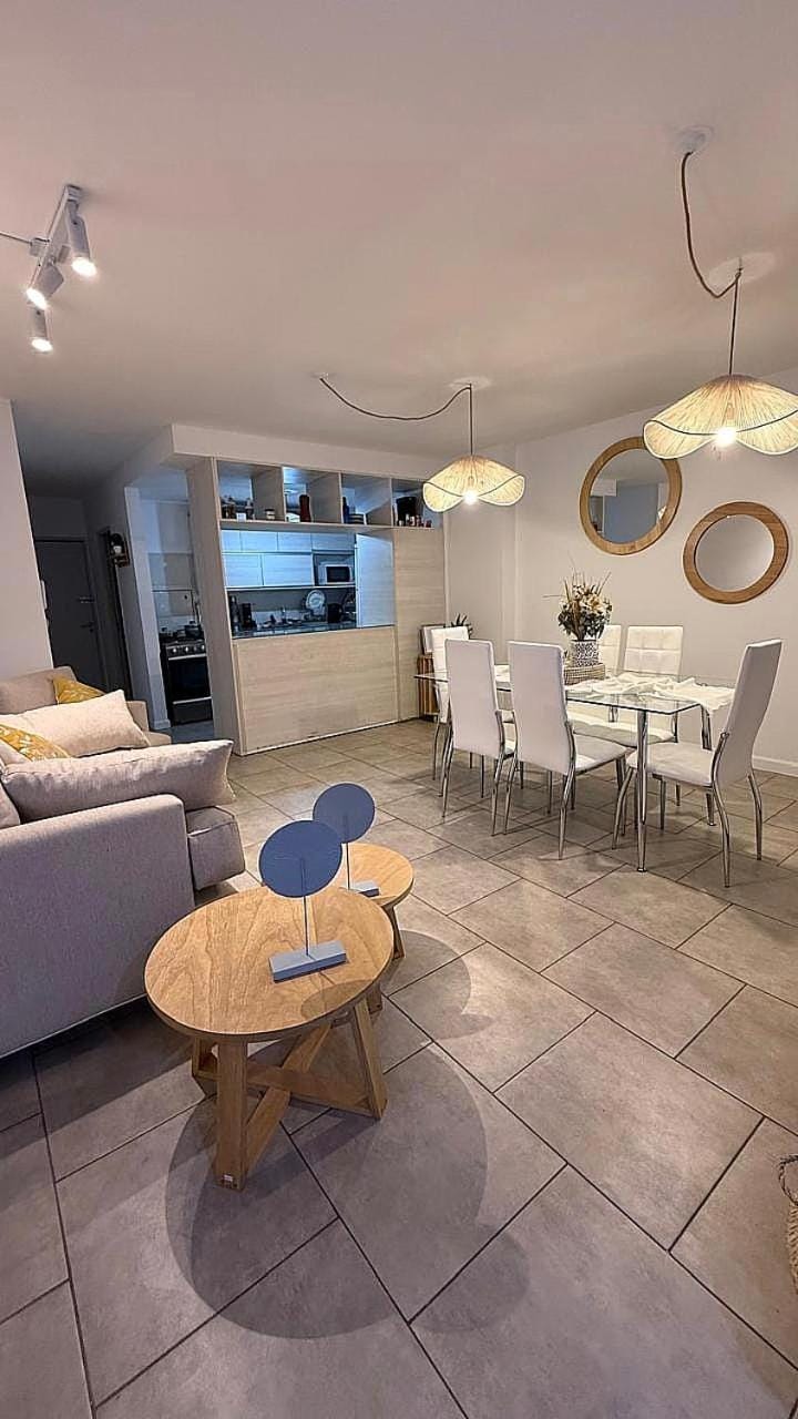 Kitchen or kitchenette, Living room, Seating area