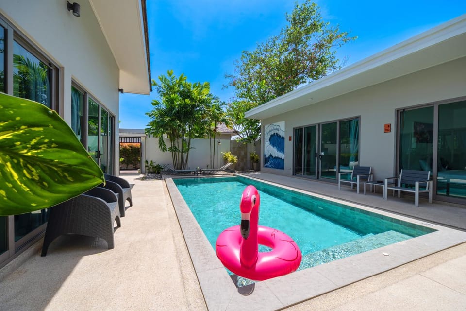 Bang tao modern holiday style pool view high speed WiFi Villa in Choeng Thale