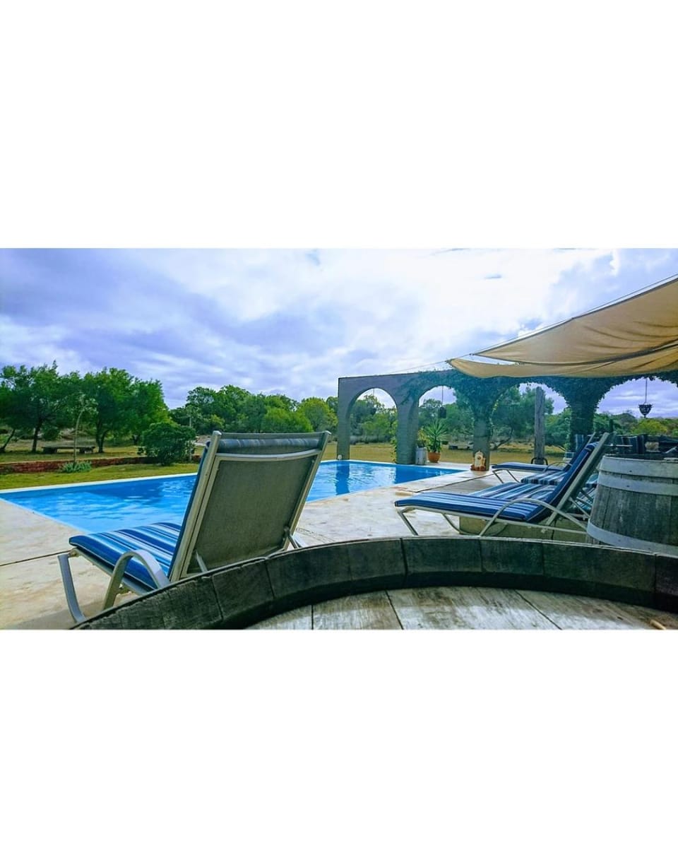 Pool view, Swimming pool, sunbed