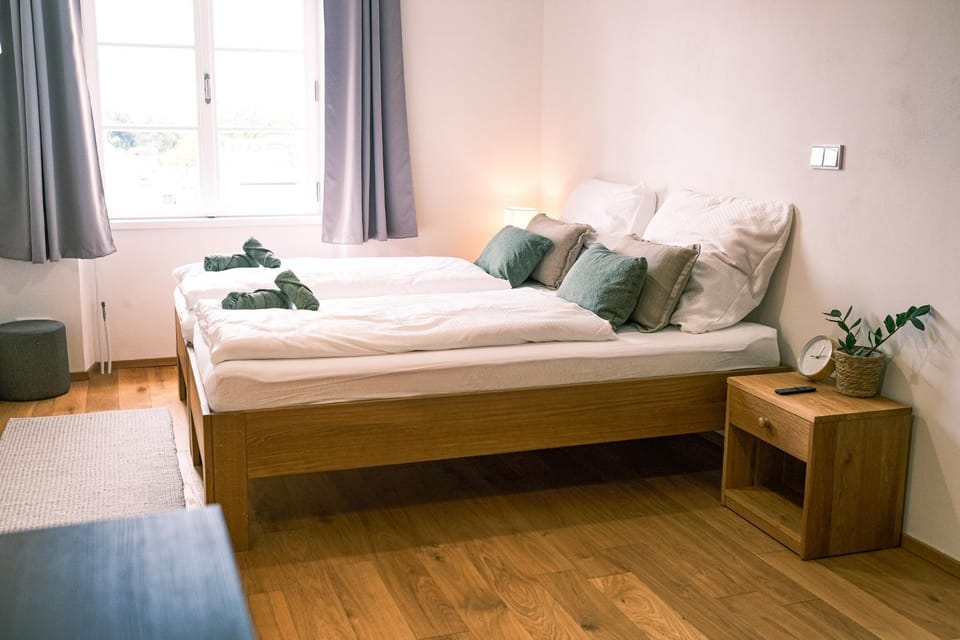 Bed, Photo of the whole room, Bedroom, pet friendly, pet friendly, towels