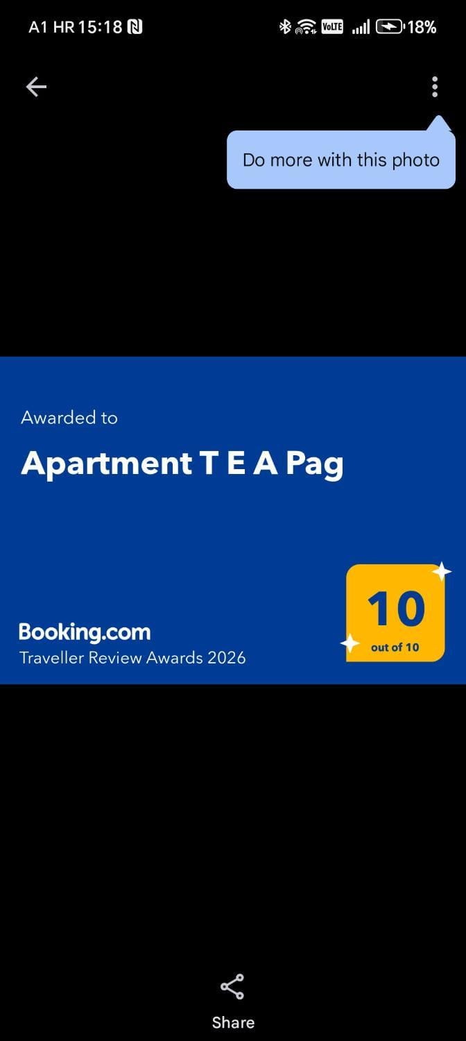Apartment T E A Pag with HOT TUB Apartment in Zadar County