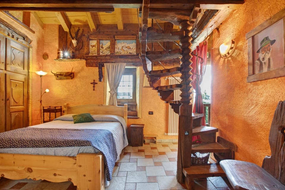 Property building, Living room, Bedroom