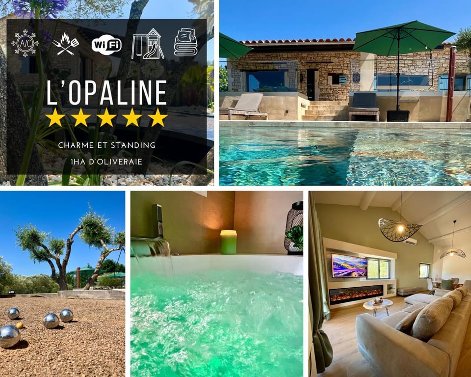 Property building, Text overlay, Swimming pool