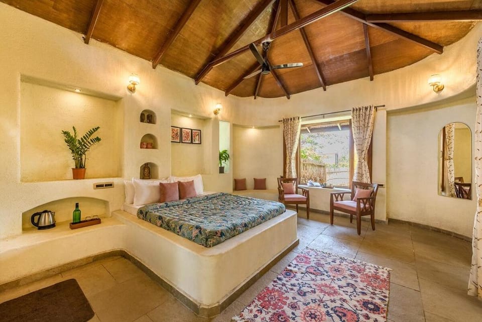 CosmicStays Joshet Farmstay Your Quiet Countryside Mediterranean Escape Chalet in Maharashtra