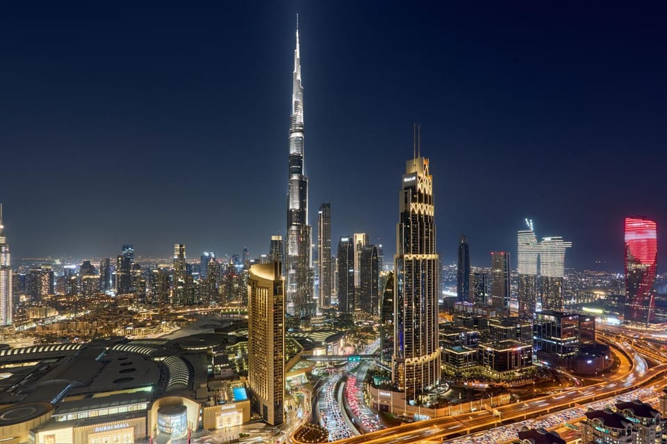 Night, Bird's eye view, City view