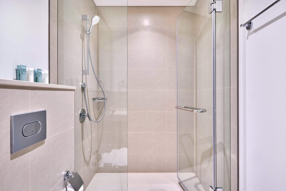 Shower, Toilet, Bathroom, towels