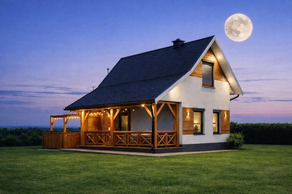 Domek NIVA z Jacuzzi i Widokiem na Zalew Nature lodge in Poland