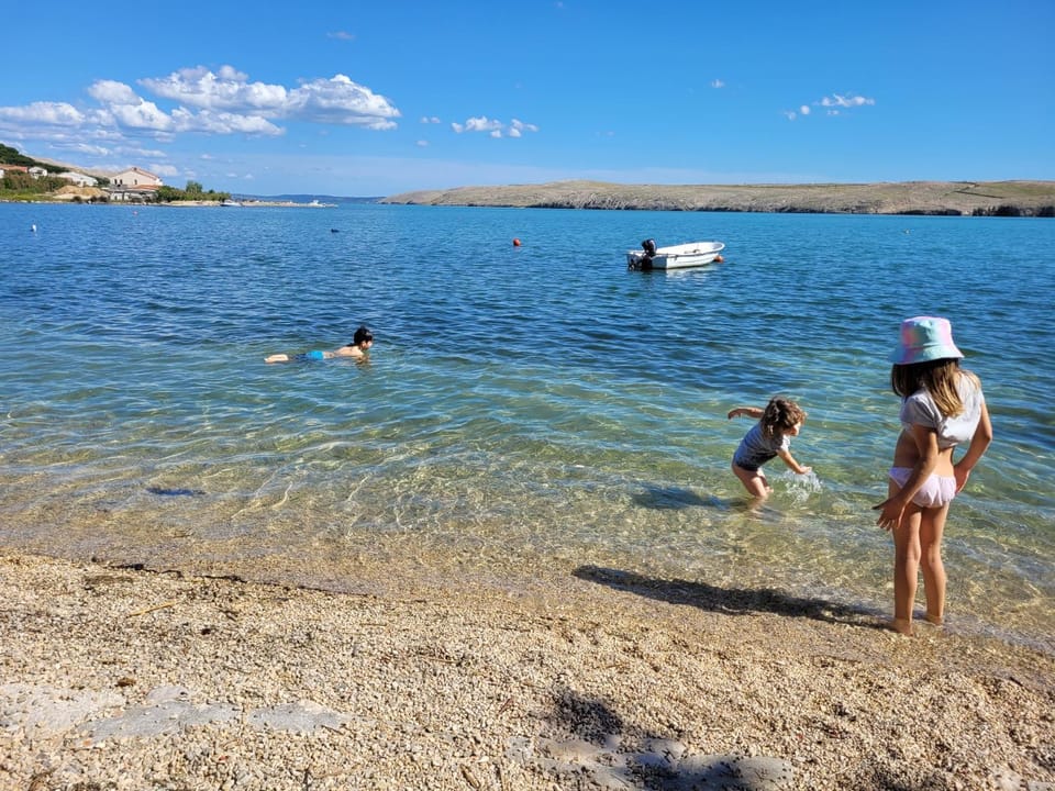 Beach, children