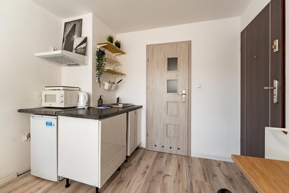 Kitchen or kitchenette, oven, stove