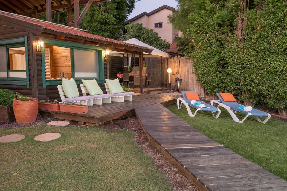 Property building, Patio, sunbed