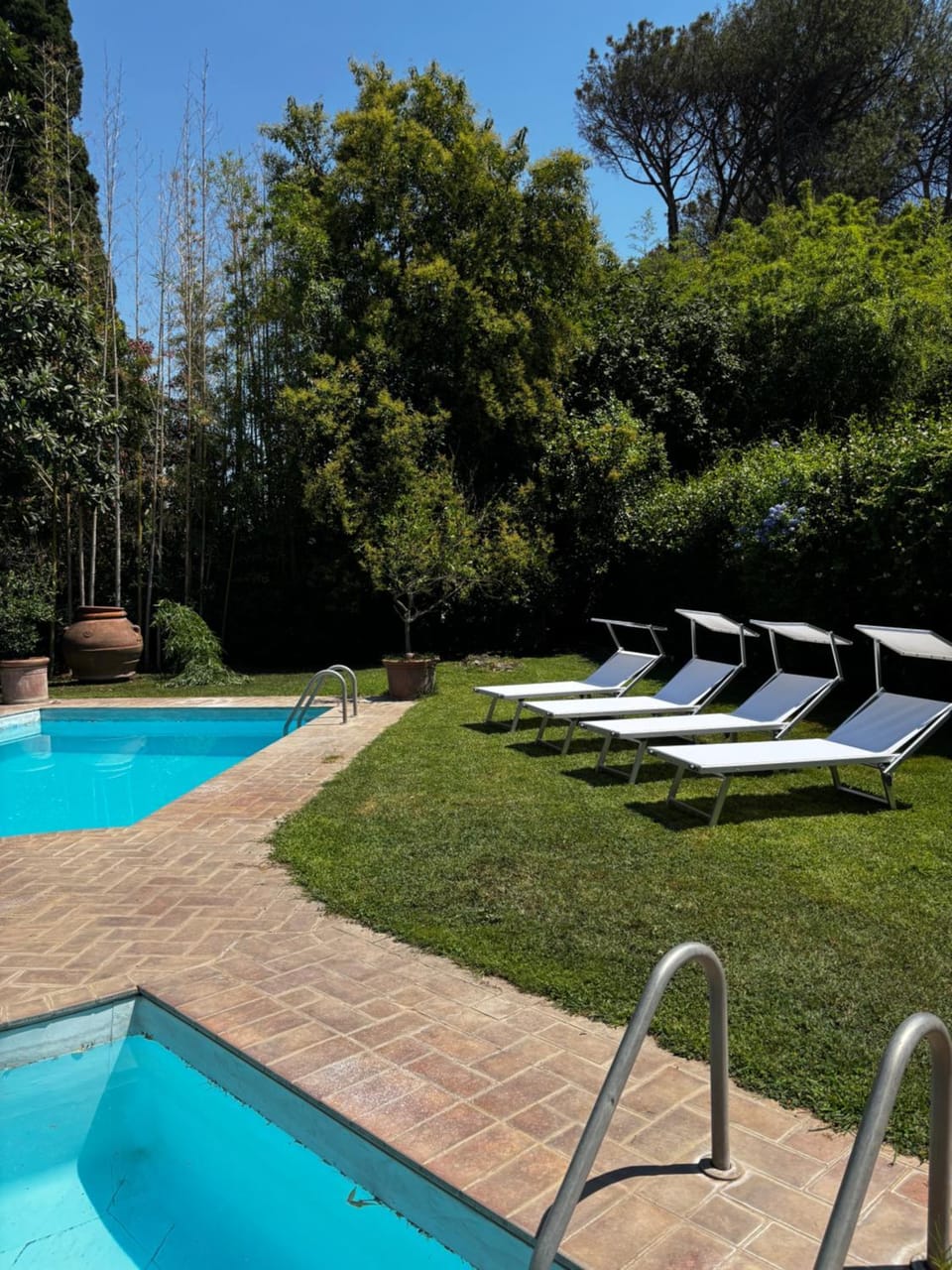 Garden, Garden view, Pool view, Swimming pool, sunbed