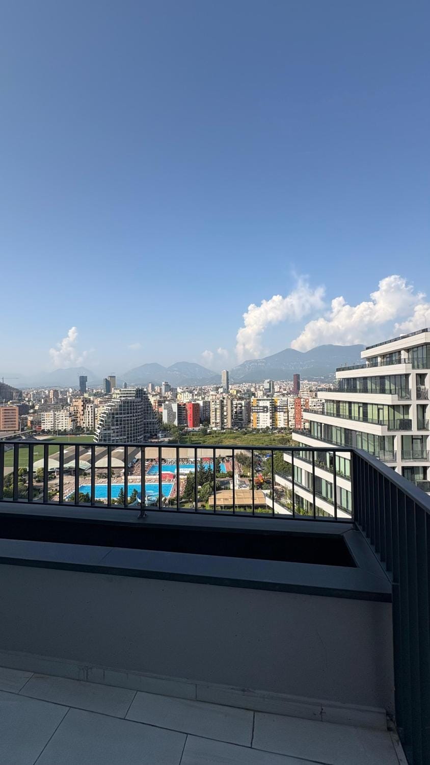 Property building, Day, Natural landscape, View (from property/room), Balcony/Terrace, City view, Mountain view, Pool view, Swimming pool, sunbed